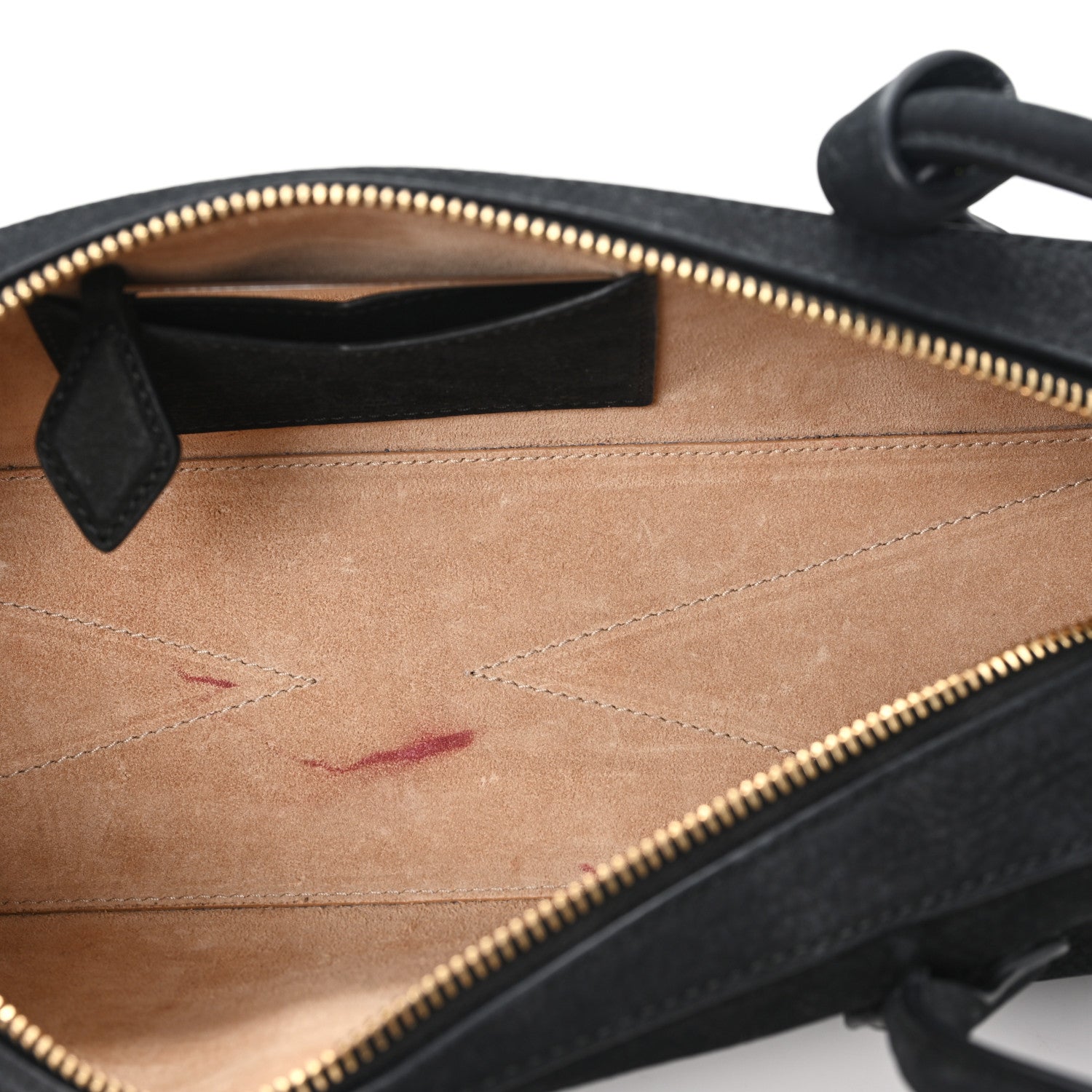 Nubuck Medium Le Teckel Bag Black Anthracite