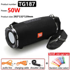 20W High Power TG192 Bluetooth Speaker Waterproof Portable Column For PC Computer Speakers Subwoofer Boom Box Music Center FM TF