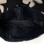 Silk Lambskin Tahiti Timeless Flap Navy White