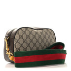 GG Supreme Monogram Web Neo Vintage Shoulder Bag Beige New Acero Crop