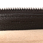 Grained Calfskin Large Slouchy Banana Bag Brunette
