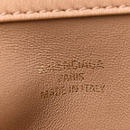 Natural Smooth Calfskin Mini Rodeo Top Handle Handbag Latte