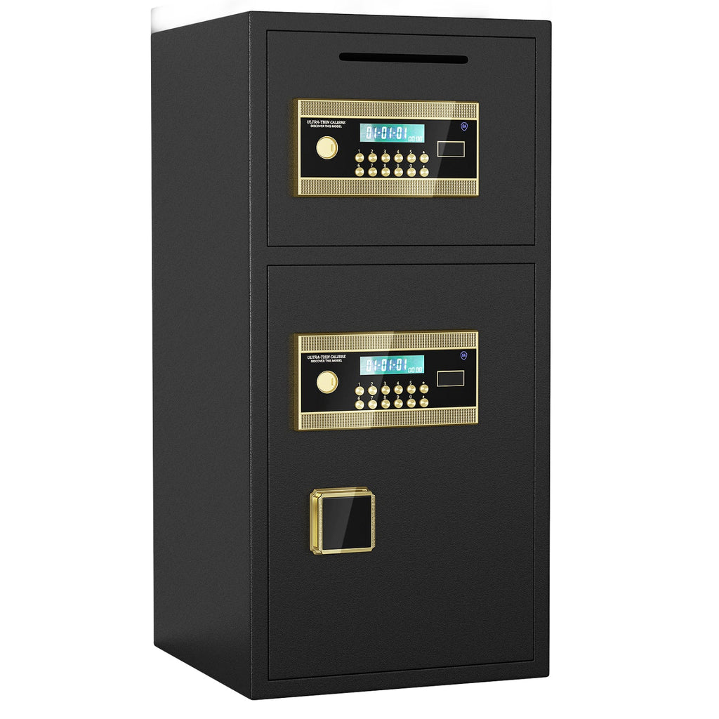 Streamdale Large Double-Door Digital Safe w/ Fireproof Bag