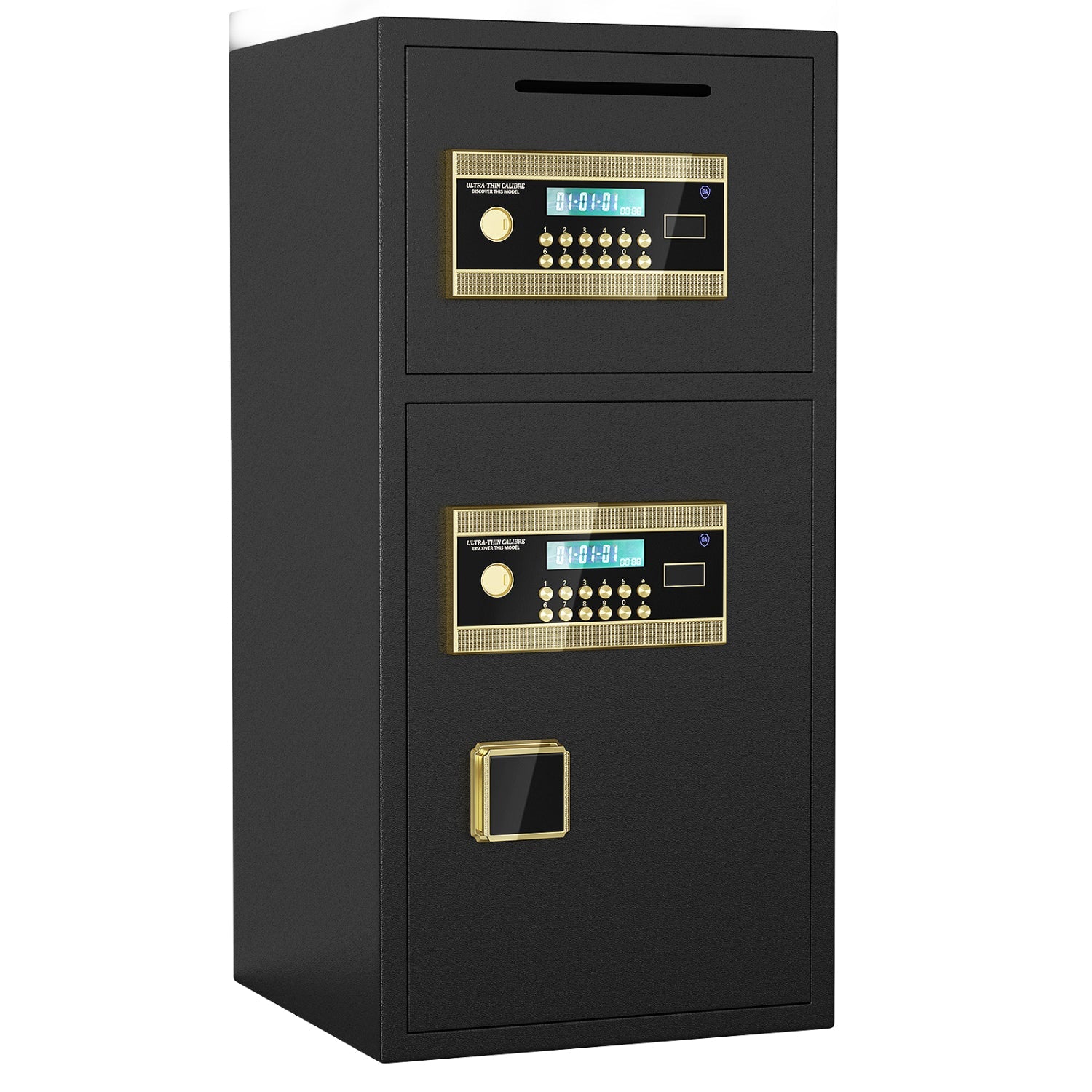Streamdale Large Double-Door Digital Safe w/ Fireproof Bag
