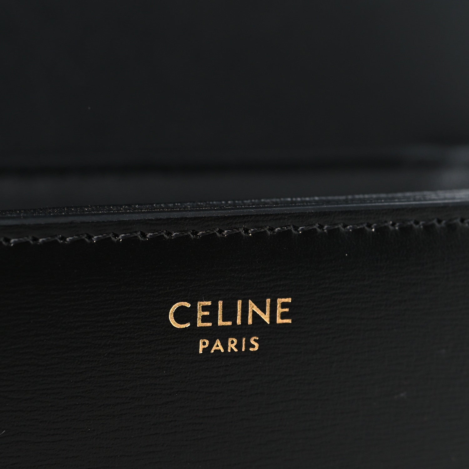 Shiny Calfskin Teen Triomphe Black