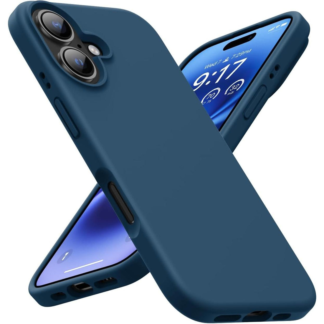 Entronix Case Compatible with iPhone 16 - Soft-Touch Liquid Silicone