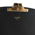 Velvet Calfskin Leopard Print Teen Triomphe Bag Brown Black