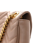 Calfskin Matelasse Medium GG Marmont Shoulder Bag Porcelain Rose