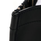 Oblique Calfskin Small Book Tote With Strap Blue Multicolor