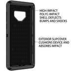 Entronix Bundle Compatible with Galaxy Note 9 - Heavy Duty Case & 2 Clear Screen Protectors