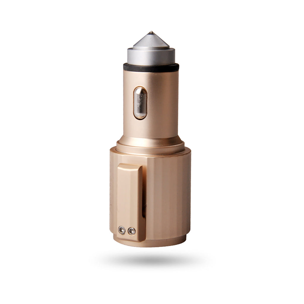 Quick Car Charger, 4.8A Dual Usb Fast Car Charger With Life Guard Charge Technology In Gold