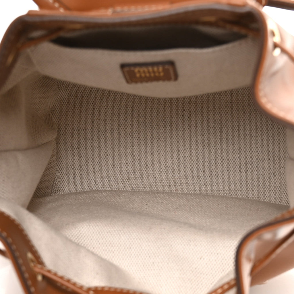 Soft Calfskin Medium Backpack Cognac