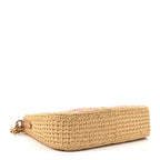 Yarn Raffia Effect Crochet Striped Re-Edition 2005 Shoulder Bag Naturale Petalo