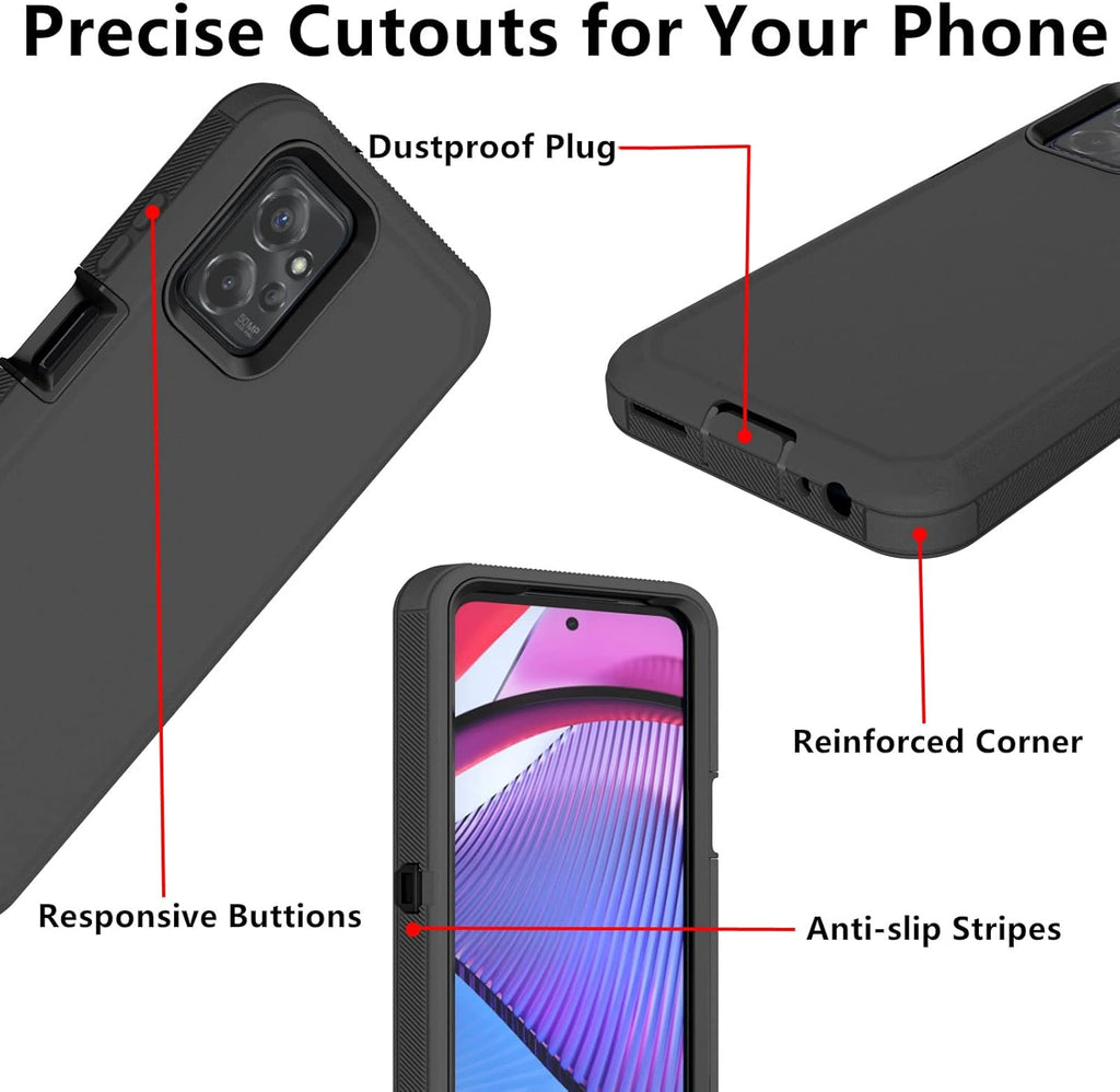 Entronix Case Compatible with Pixel 7 - Triple-Layer Heavy Duty Protection