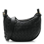 Nappa Intrecciato Small Gemelli Multipocket Bag Black