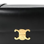 Shiny Calfskin Medium Triomphe Black