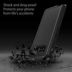 Entronix Bundle Compatible with Galaxy Note 8 - Heavy Duty Case & 2 Clear Screen Protectors