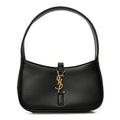 Smooth Calfskin Le 5 A 7 Mini Hobo Black