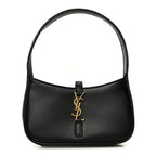 Smooth Calfskin Le 5 A 7 Mini Hobo Black