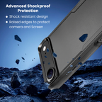 Entronix Bundle Compatible with iPhone 17 Air - Soft-Touch Dual-Layer Case & 1 Clear Screen Protector