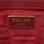 Saffiano Lux Extra Large Galleria Double Zip Tote Cherry