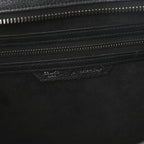 Drummed Calfskin Mini Luggage Black