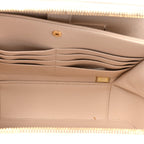 Caviar Quilted Large CC Filigree Vanity Case White