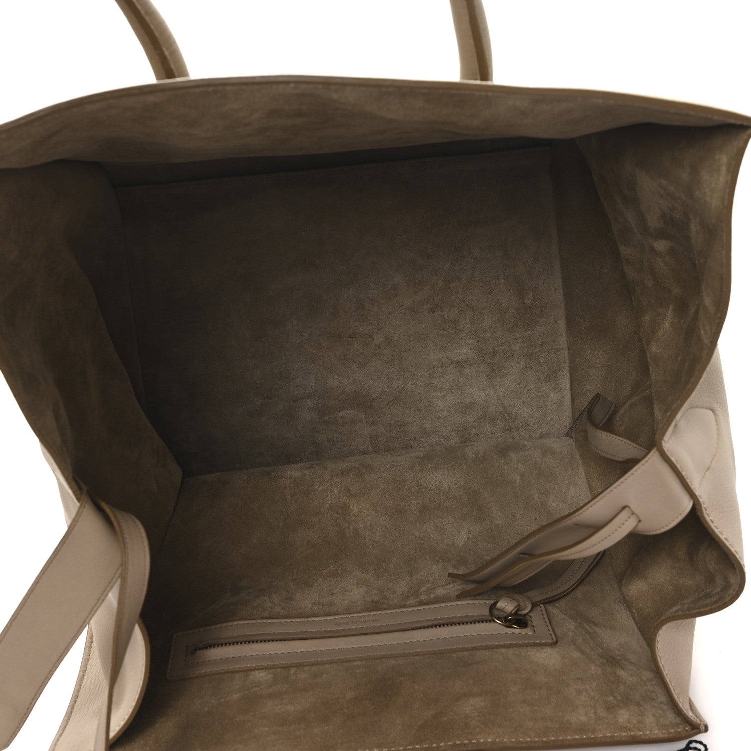 Supple Calfskin Large Phantom Luggage Dune