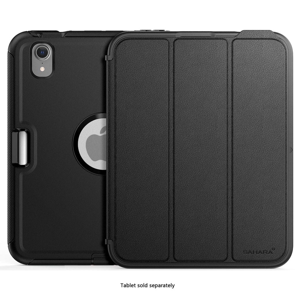 SAHARA - Raider Series Heavy-Duty Folio Case - Apple iPad mini (A17 Pro) 2024 - Scorpion Black