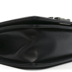 Lambskin Quilted Small Boy Flap Black