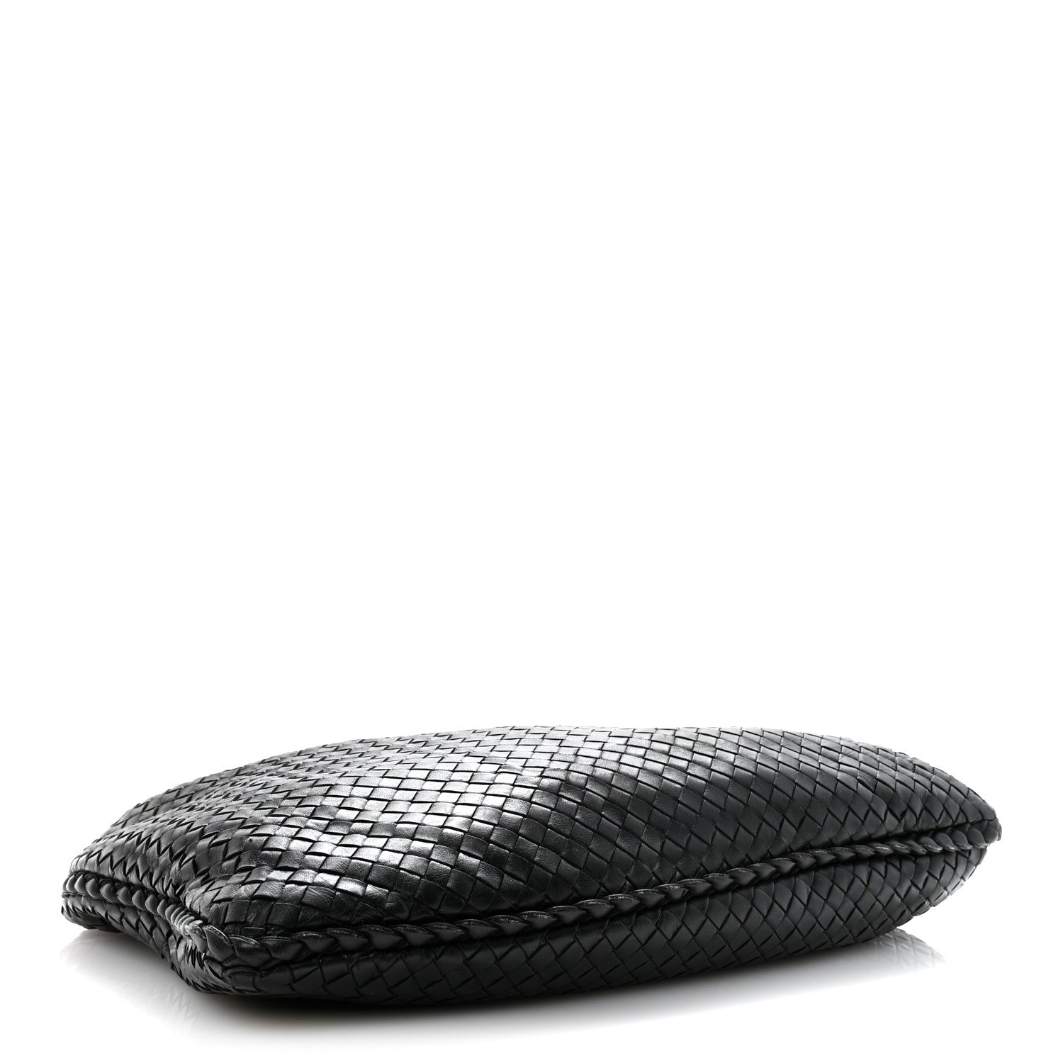 Nappa Intrecciato Large Veneta Hobo Black