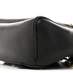 Pebbled Calfskin Soho Chain Backpack Black