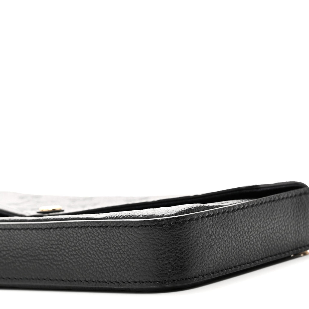 Empreinte Pochette Felicie Chain Wallet Black