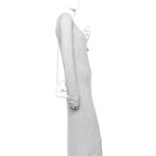 Shiny Aged Calfskin Quilted Mini Nano Kelly Shopper White