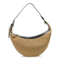 Canvas Calfskin August Hobo Beige