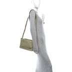 Canvas Trench Crossbody Bag Flax