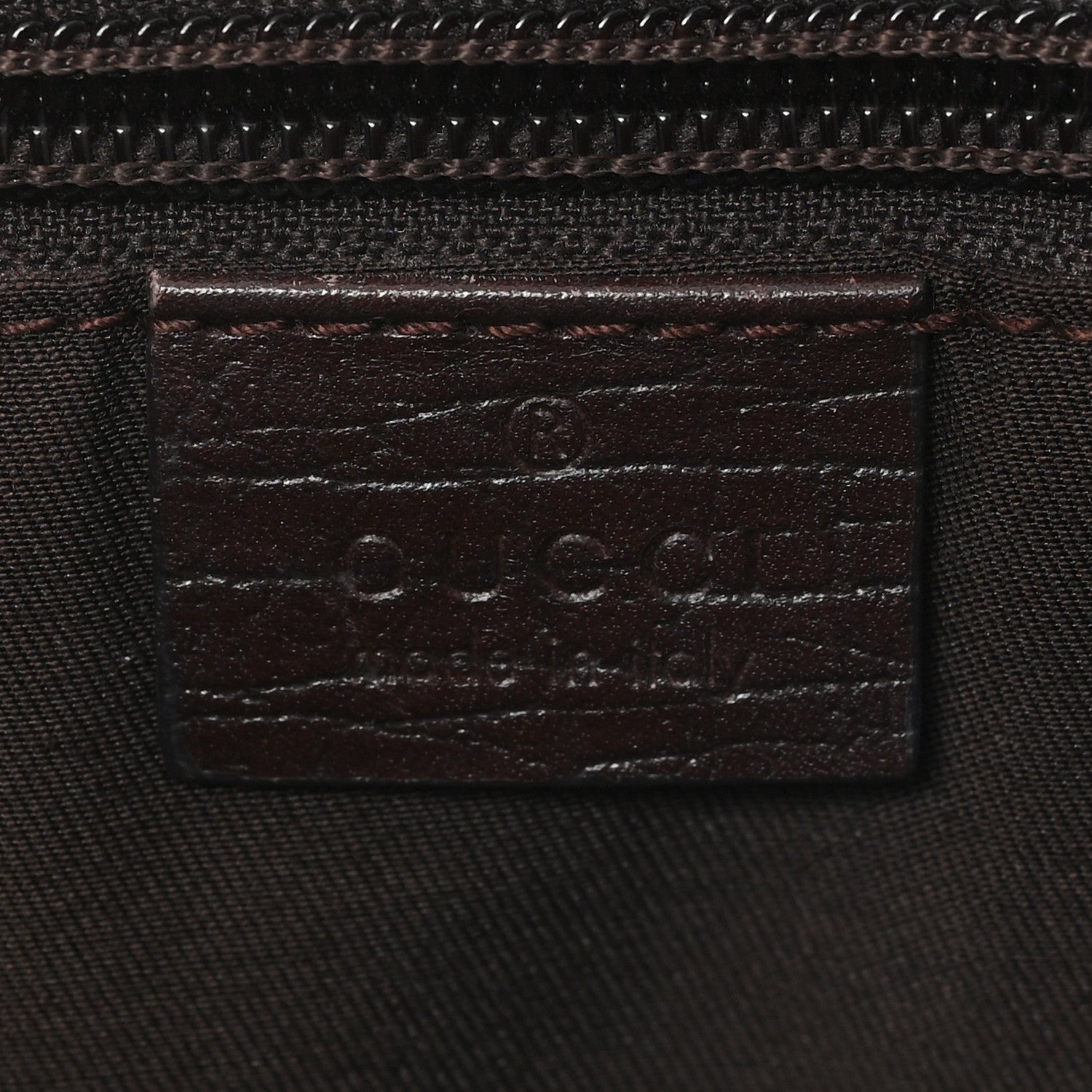 GG Plus Monogram Small Vertical Tote Dark Brown