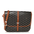 Goyardine Belvedere II MM Messenger Bag Black Gold