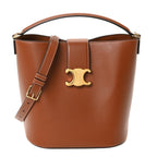 Smooth Calfskin Triomphe Medium Louise Bag Tan
