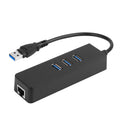 3-Port USB 3.0 Hub + Gigabit Ethernet Adapter