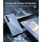 Entronix Case Compatible with Galaxy S25 FE - [Hard Back] Clear Cover