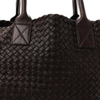 Nappa Intrecciato Medium Cabat Ebano
