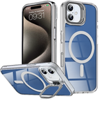 Entronix [Magnetic] Case Compatible with iPhone 17 – [Glossy] Color Back with Camera Frame Stand