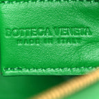 Lambskin Maxi Intrecciato Mini Cassette Camera Bag Parakeet