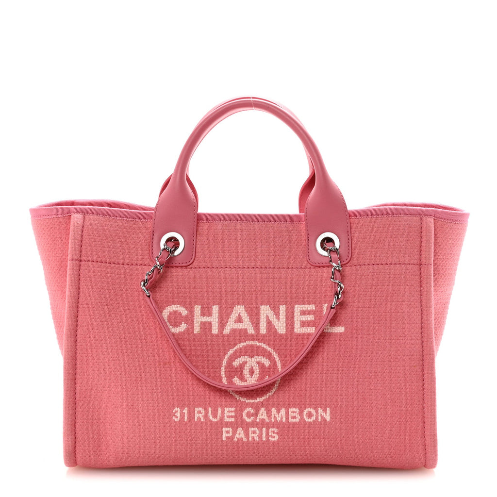 Mixed Fibers Small Deauville Tote Pink
