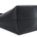 Grained Calfskin Medium N/S Park Tote Black