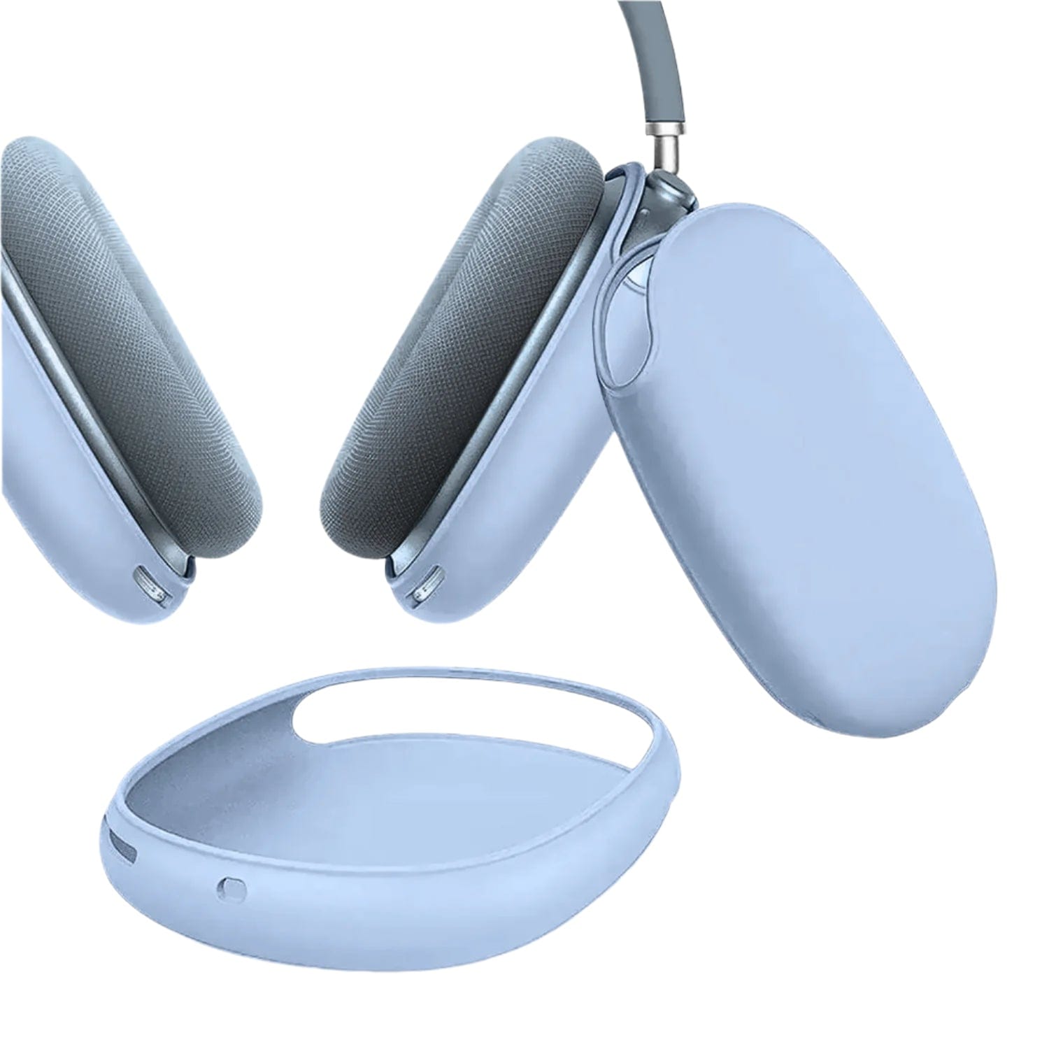 SAHARA - Liquid Silicone Cover Case for Apple AirPods Max - Sky Blue