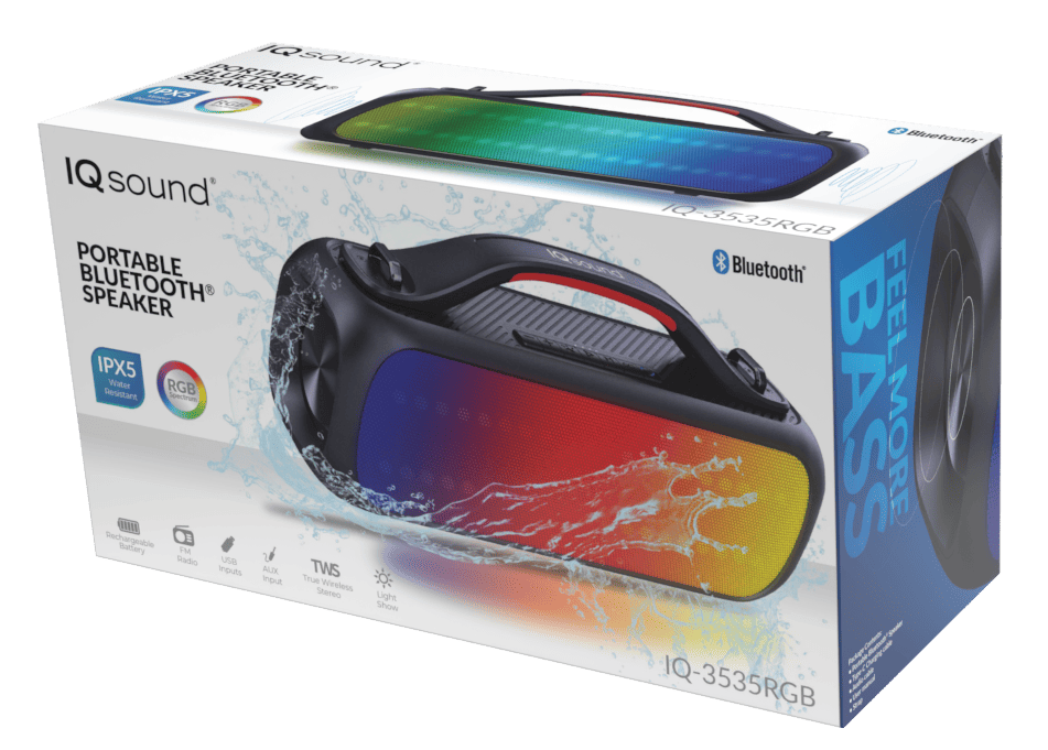 Portable Water-Resistant Bluetooth Speaker