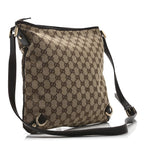Monogram Abbey Messenger Bag Dark Brown