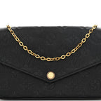 Empreinte Pochette Felicie Chain Wallet Black